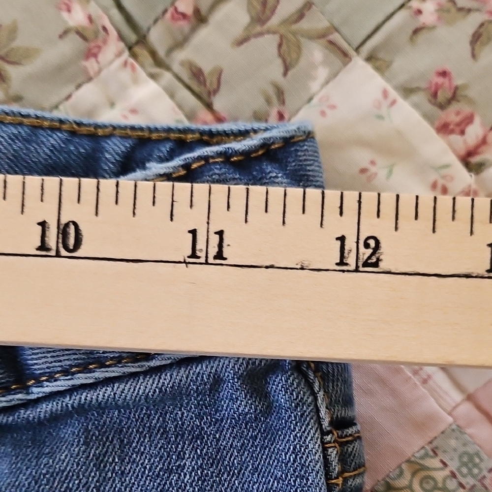 Cat & Jack Girls Patchword Designed Jeggings- Size 8 - Picture 4 of 8